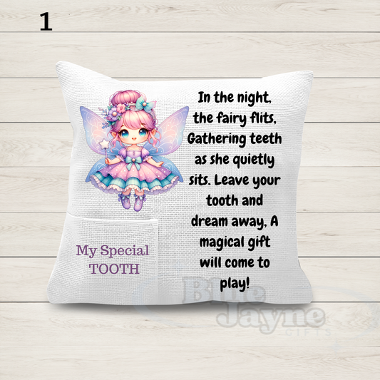 Girl Tooth Fairy Pillow