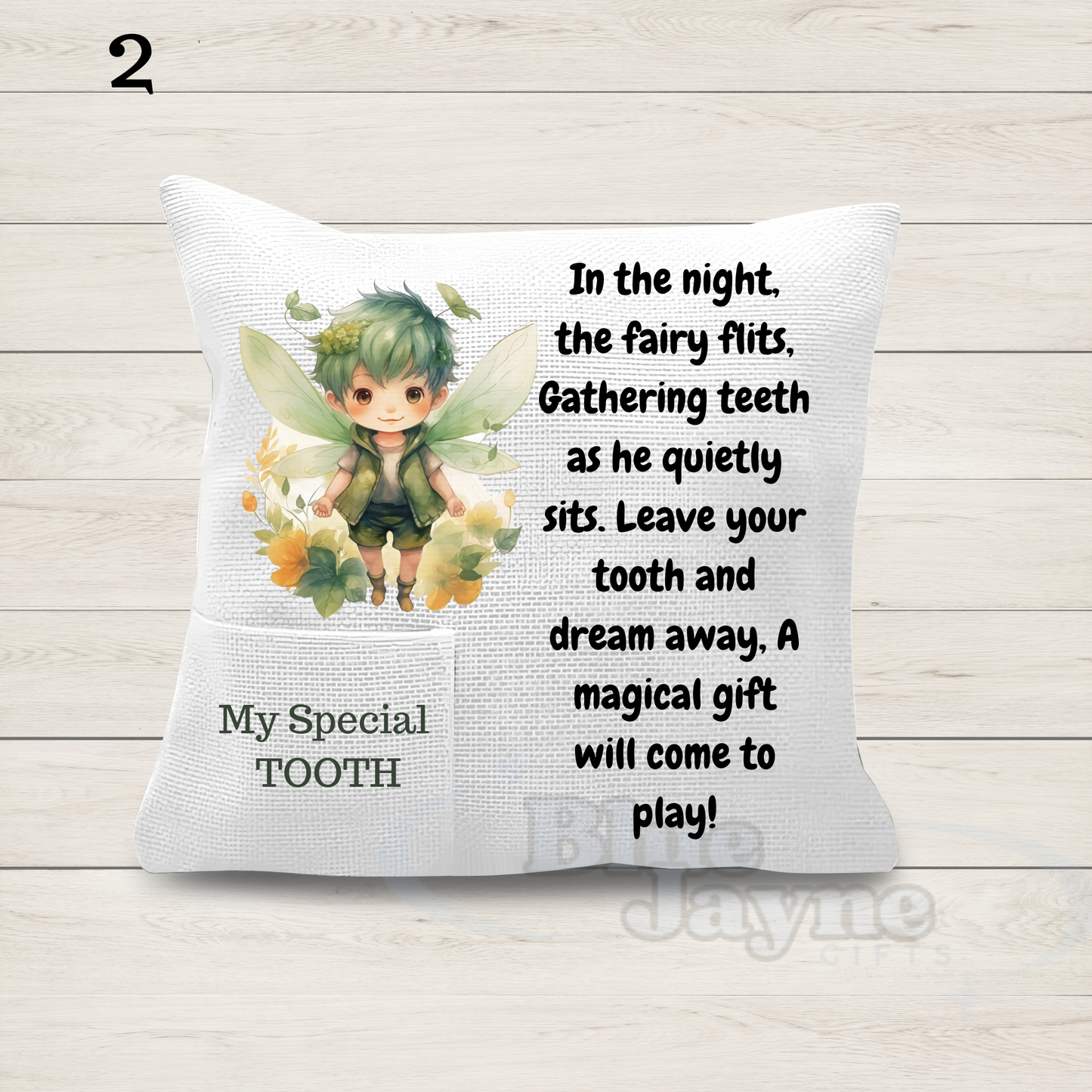 Boy Tooth Fairy Pillow