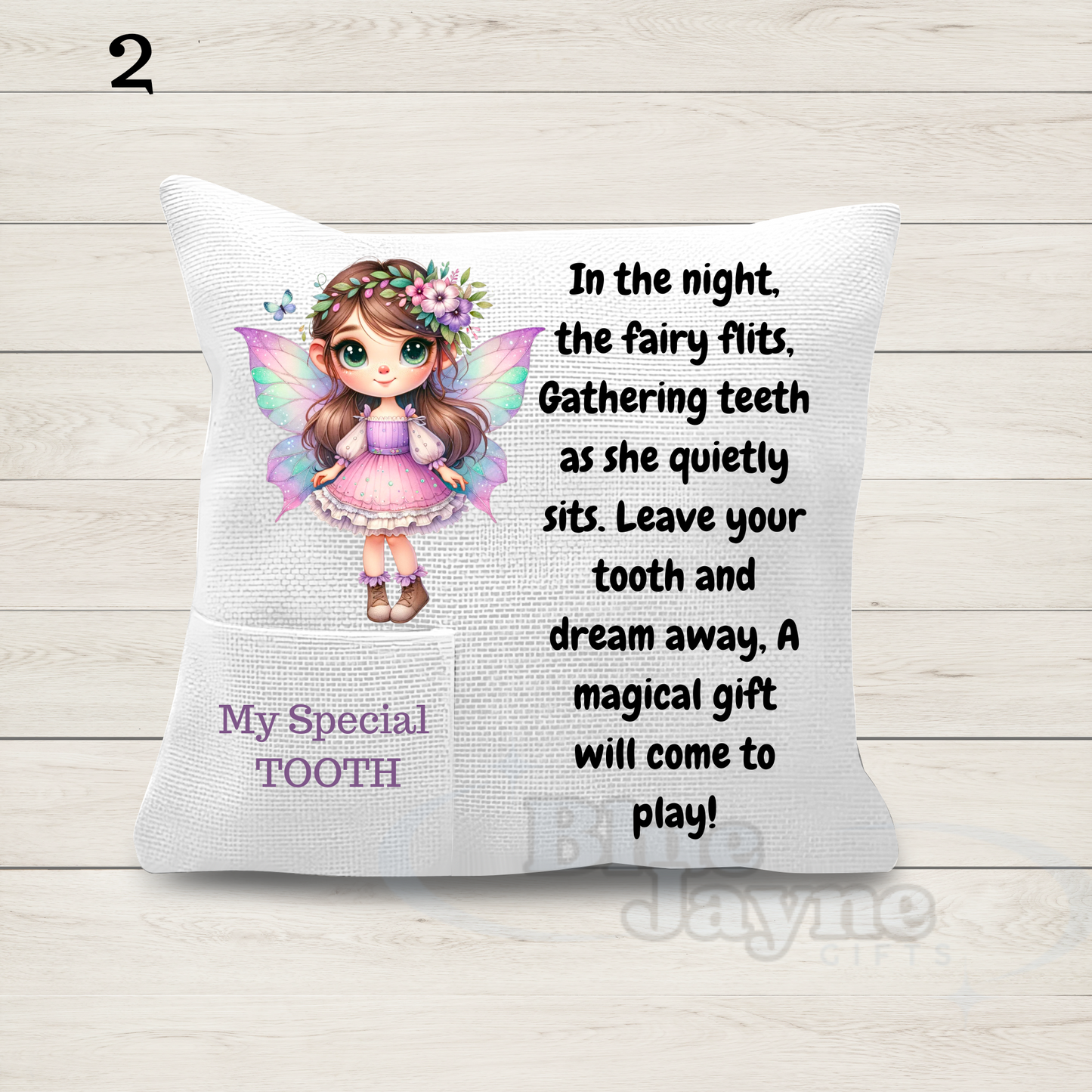 Girl Tooth Fairy Pillow