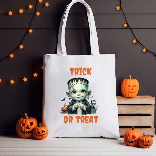 FrankenBoy Trick or Treat Tote Bag