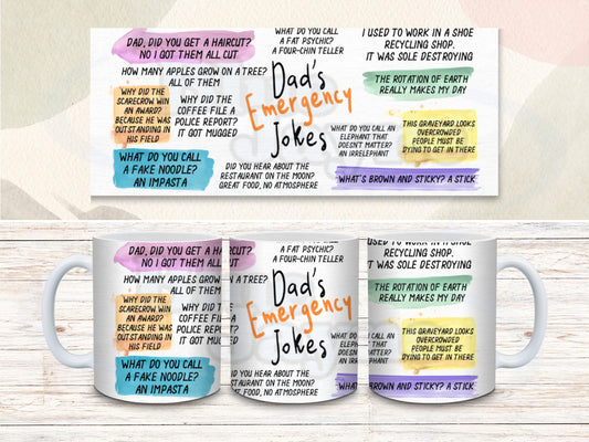 Emergency Dad Jokes Mug