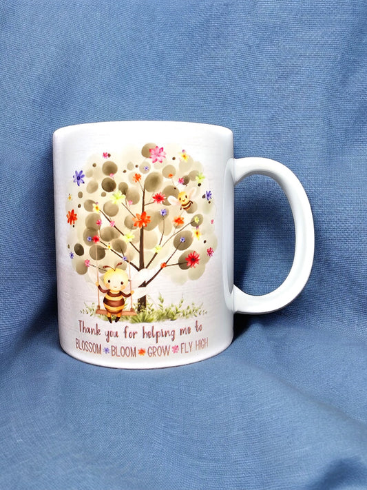 Thank You For Helping Me Blossom Mug