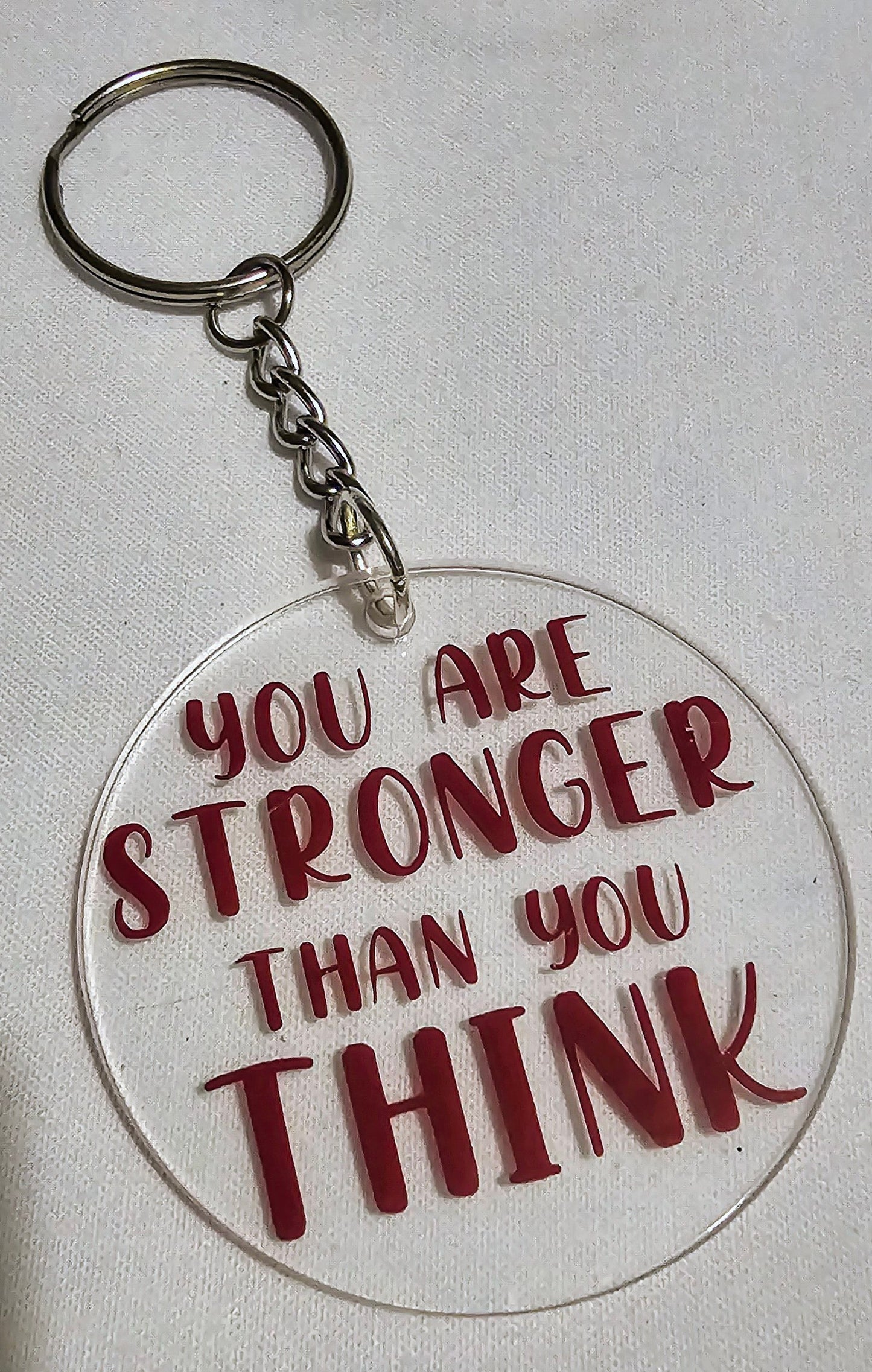 You are stronger than you think keyring