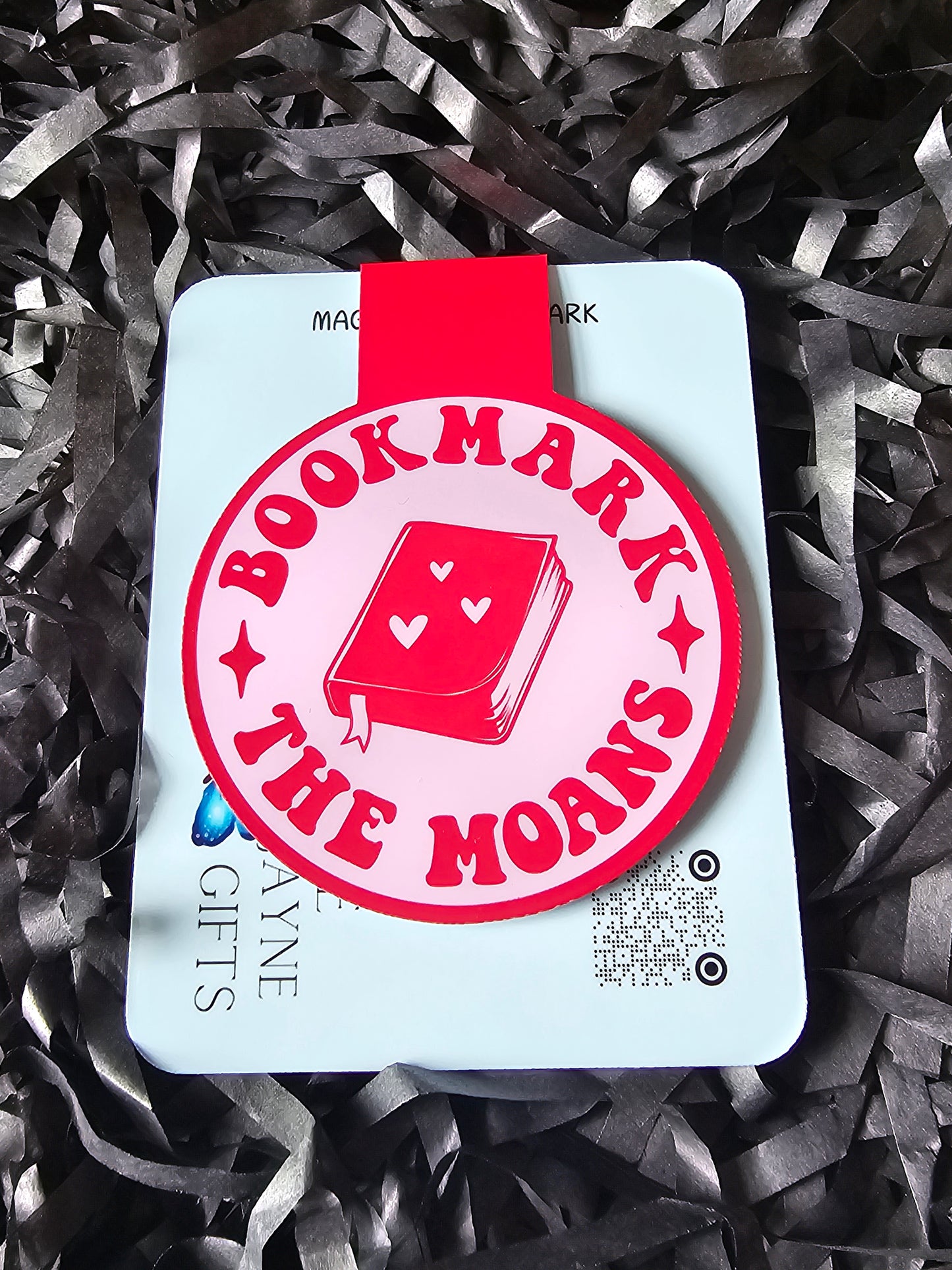 Bookmark The Moans Magnetic Bookmark | Literary Gift | Book Lover | Bookworm Accessory | Magnetic Bookmarks | Smutty Books | Smut Reader