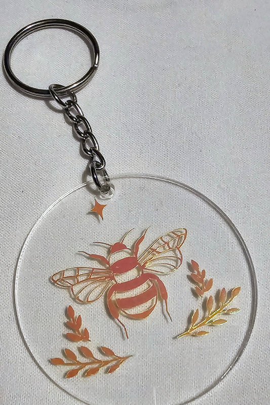 Bee keyring