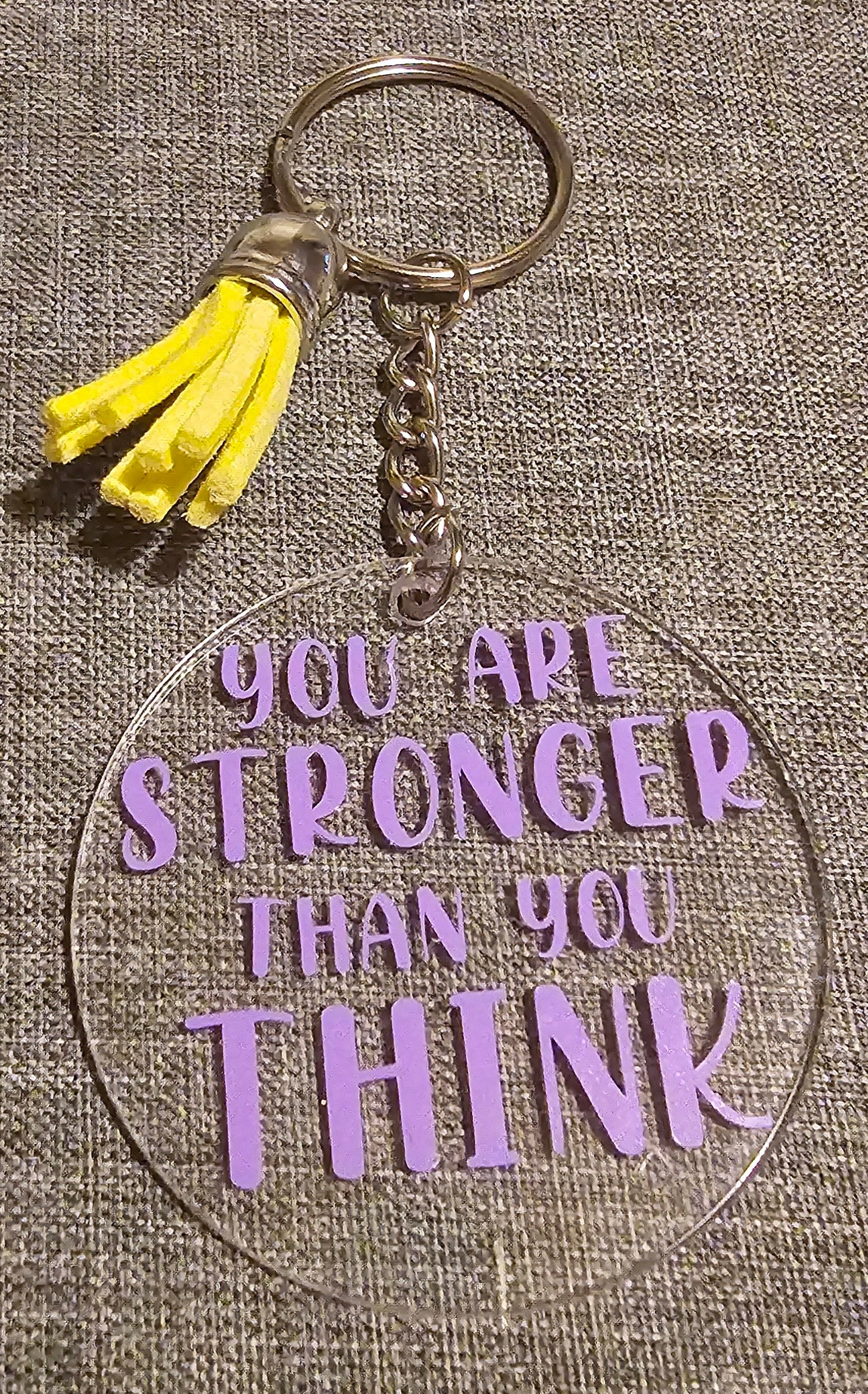 You are stronger than you think keyring