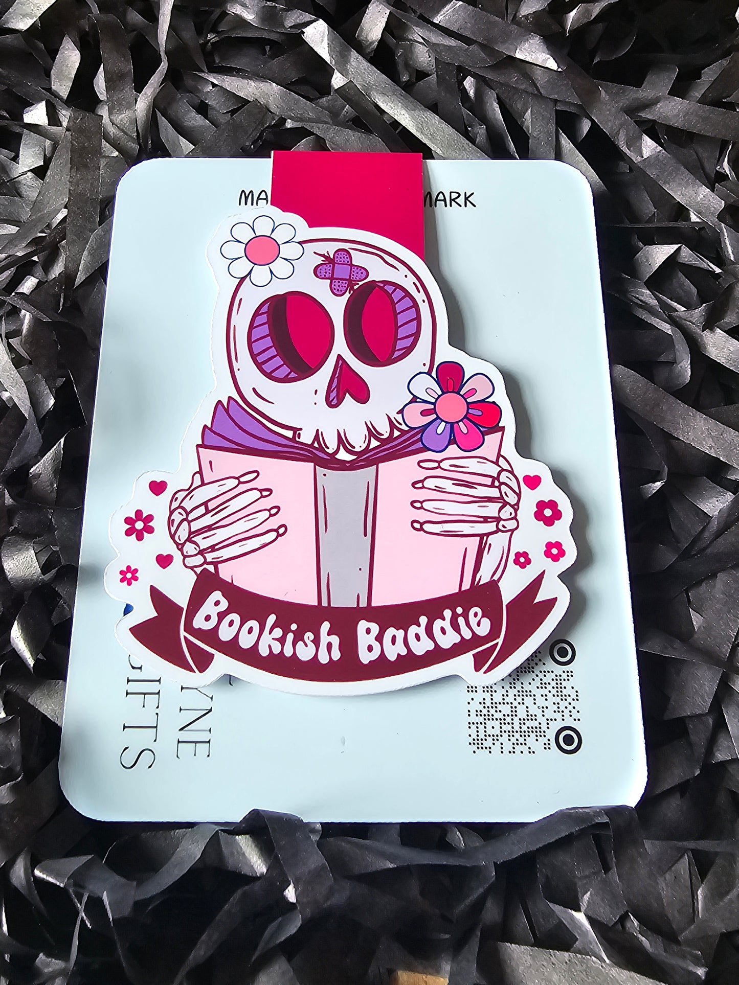 Bookish Baddie Magnetic Bookmark | Literary Page Marker | Book Lover Gift | Literary Gift | Reading Accessory | Cute Page Marker | Bookish