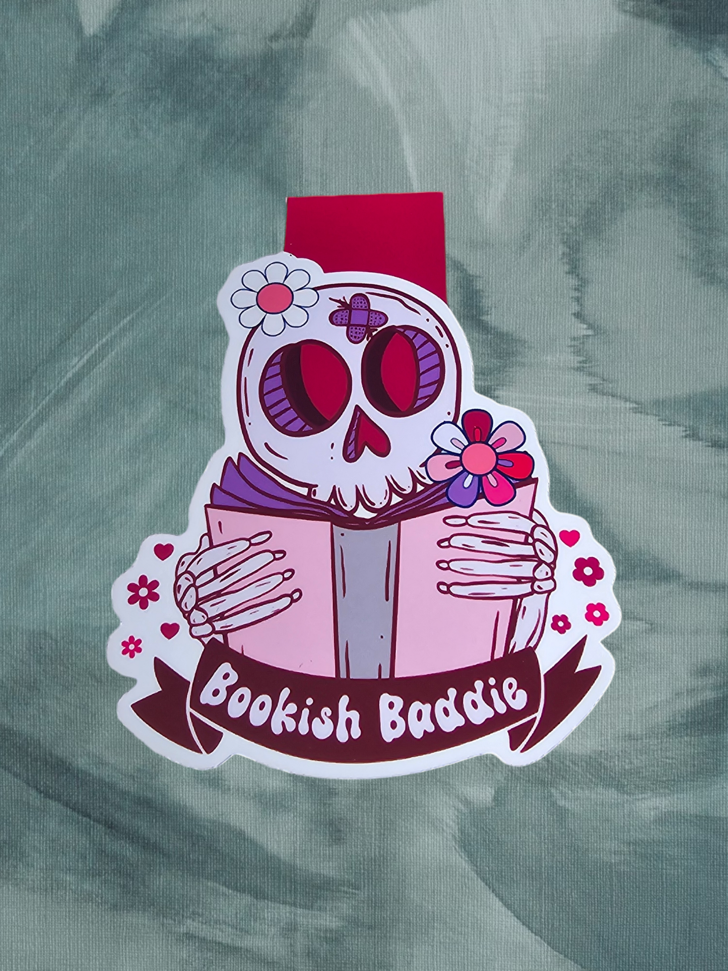 Bookish Baddie Magnetic Bookmark | Literary Page Marker | Book Lover Gift | Literary Gift | Reading Accessory | Cute Page Marker | Bookish